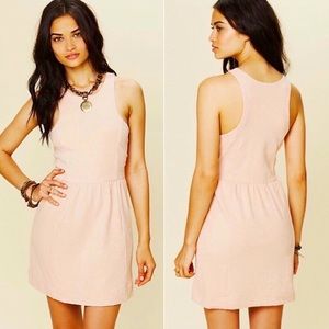 Free People Pink Shanghai Shift Dress